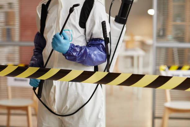 Professional Blood Cleanup technician working in Northwood, IA